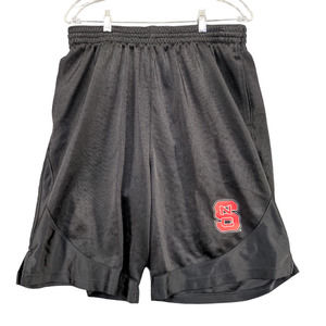 Champs Mens North Carolina State Wolfpack Athletic Shorts Black Size L Logo